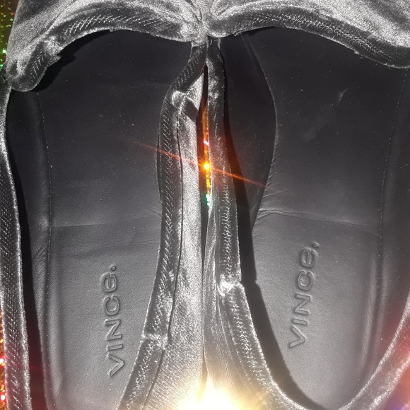 Vince Black Velvet Loafers - Picture 5 of 8